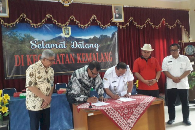 Menerima tamu Kunjungan dari Ukrim University dan TVRI Yogyakarta tentang perjanjian kerjasama Luar Daerah