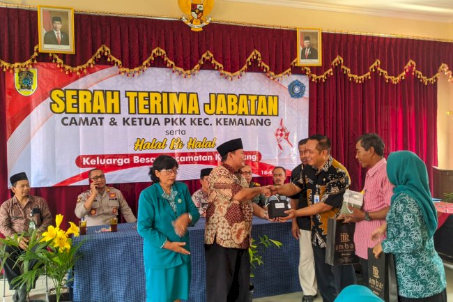 Halal Bihalal dan sertijab Camat Kemalang dan Ketua TP PKK Kecamatan