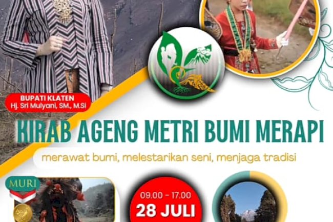 Hadiri dan saksikan Kirab Ageng Metri Bumi Merapi