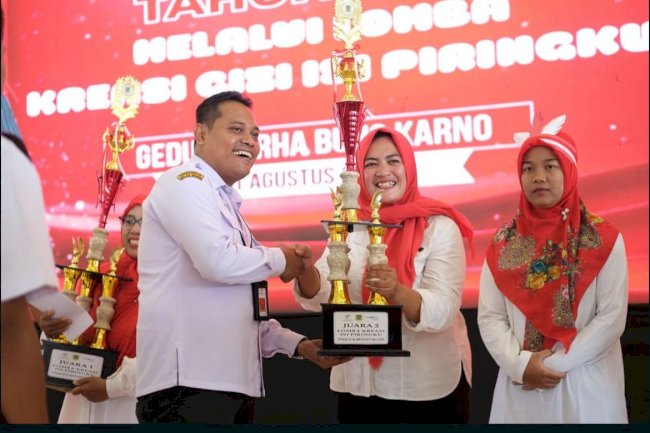 Apresiasi Desa Panggang menjadi juara II Lomba Kreasi Gizi Isi Piringku di Tingkat Kabupaten