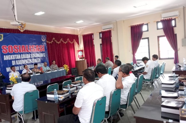 Hadiri Sosialisasi Angkutan Golongan Galian C