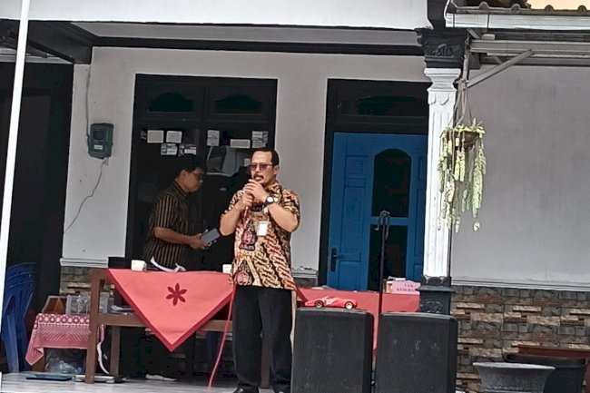 Camat beserta jajaran meninjau simulasi posyandu ILP di Desa Keputran Kecamatan Kemalang