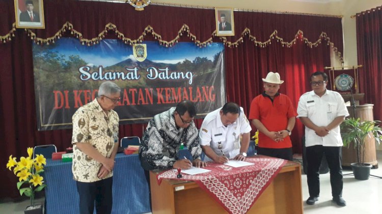 Menerima tamu Kunjungan dari Ukrim University dan TVRI Yogyakarta tentang perjanjian kerjasama Luar Daerah