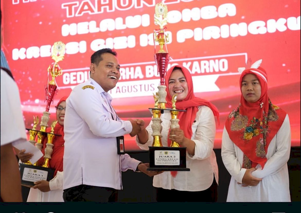 Apresiasi Desa Panggang menjadi juara II Lomba Kreasi Gizi Isi Piringku di Tingkat Kabupaten