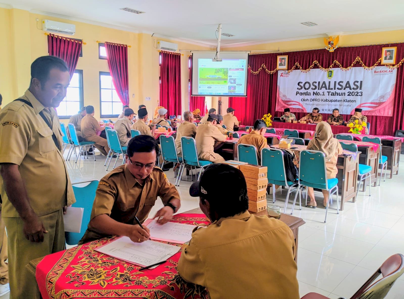 Sosialisasi Perda No 1 Tahun 2023 Tentang Penyelenggaraan Perijinana Berusaha